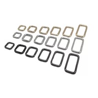 Boucles carrées en métal robustes et de luxe sur mesure, en alliage de zinc, couleur bronze, pour sacs à main et vêtements, vente en gros