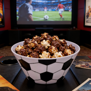 Bol promotionnel en mélamine pour soirée de jeu, football, cadeau, pour noix, pop-corn, céréales, collations et fruits - Product Image 2