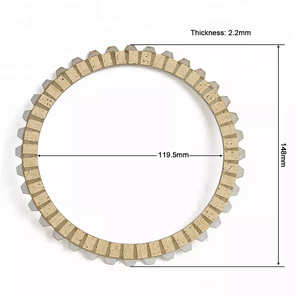 De material de fricción Placa de embrague para <span class=keywords><strong>Harley</strong></span> <span class=keywords><strong>Davidson</strong></span> XL <span class=keywords><strong>1200</strong></span> <span class=keywords><strong>C</strong></span> L XLH XR <span class=keywords><strong>1200</strong></span> XR1 - Product Image 6