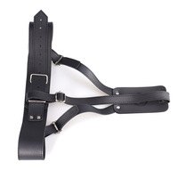 Amazon Best-seller : Double Godemichet Strap-On Noir pour Jouet Sexuel, Godemichet Supplémentaire Ajoutable