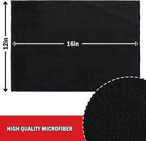 Paño de Limpieza de Microfibra Cuadrado Esun de 30x30cm, Sin Pelusas, Súper Absorbente, de Secado Rápido, Ecológico, para Uso en Coche y Cocina - Product Image 2