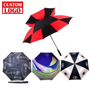 <span class=keywords><strong>Parapluie</strong></span> de golf pliable imperméable de qualité supérieure avec logo personnalisé imprimé en CMJN pour cadeaux promotionnels publicitaires - Product Image 2