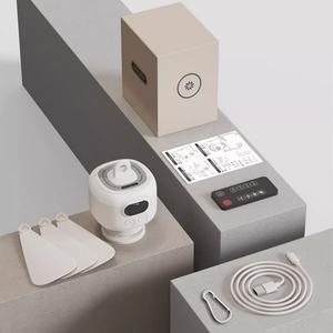 Mini ventilateur de plafond portable rechargeable avec télécommande et lumière LED 2024 pour le camping - Product Image 2