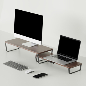 <span class=keywords><strong>Keypoint</strong></span> ODM คุณภาพสูงแบบ Dual Combo แล็ปท็อปยืนกับโทรศัพท์ & ขาตั้งจอภาพแปลงสภาพและขยายได้คุณสมบัติการจัดเก็บคู่ - Product Image 1