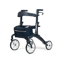 Vente en gros de déambulateur à quatre roues pliable en fibre de carbone Boao Medic 136kg certifié CE grande capacité