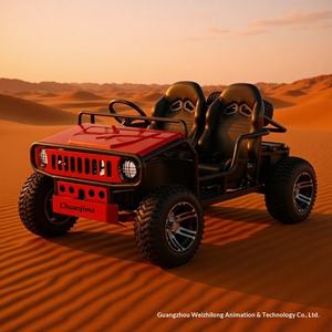 Equipo de Videojuegos, Kart Todoterreno Sichuan <span class=keywords><strong>Jima</strong></span>, Coche Eléctrico con Control Remoto para Niños, Coche de Escalada con Tracción en el Eje Trasero de Aleación - Product Image 6