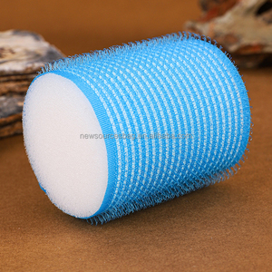 6 Stück/Packung Lockenwickler für Pony Kurze Schwamm-Lockenwickler zum Schlafen mit Klettverschluss - Product Image 1