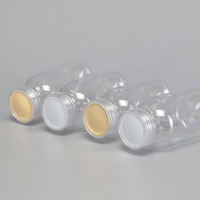 Prix d'usine – Flacon transparent vide de 120 ml de qualité pharmaceutique pour pilules et gélules avec bouchons à vis