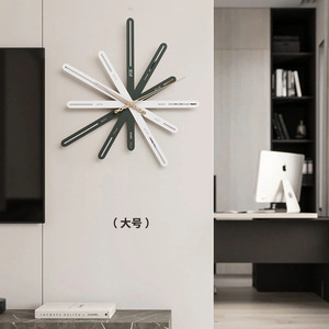 Wozoom Wall <b>Clock</b> Sunburst Shape Oversized Quartz <b>Battery</b> Powered For Living Room Nordic Style Artistic Decor - Product Image 4