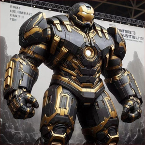 アイアンマン PVC 組立式アクションフィギュアセット 30cm デスクトップモデル 新ロボットテーマ玩具 エンターテイメント 3D - Product Image 1