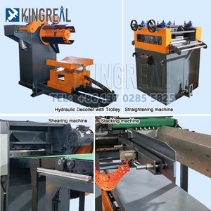 Ligne de découpe à la longueur compacte pour bobines, machine de découpe à la longueur pour métaux, ligne de découpe et d'emboutissage pour tôles métalliques - Product Image 3