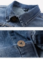 Ensemble deux pièces en jean pour homme, tendance et très demandé, personnalisé pour le fitness : veste et jean de cyclisme