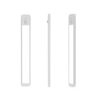 Lampe LED rechargeable à détecteur de mouvement, moderne, à intensité variable, pour armoire intérieure, installation magnétique adhésive pour cuisine, escalier, lecture