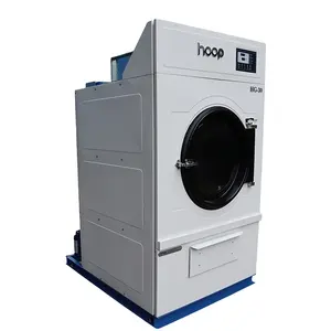 HOOP sepenuhnya otomatis baja tahan karat kualitas baik efisien pengering tumblle untuk Hotel Mesin Pengering Laundry industri wash15-100 KG