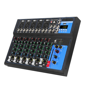 F7 professionale DJ Controller 4/7/8 <span class=keywords><strong>USB</strong></span> Console <span class=keywords><strong>Audio</strong></span> Mixer Live registrazione scheda <span class=keywords><strong>Audio</strong></span> per l'elettronica di consumo - Product Image 4