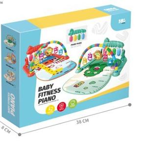 Tapis <span class=keywords><strong>de</strong></span> jeu sensoriel pour bébé, jouets Montessori, dessin animé, <span class=keywords><strong>girafe</strong></span>, musique, piano, jouets pour bébé - Product Image 5