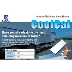 Película de PVC Suave para Protección Térmica Industrial Coolcal, Modelo P14-5, para Control de Calor en Edificios y Energía Solar - Product Image 4