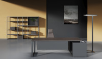 Offre Spéciale prix d'usine Mobilier commercial Table de direction classique Bureau de gestion de bureau