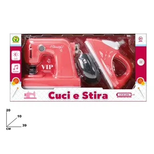 Cuci E Stira <b>Sewing</b> And Ironing Toy <b>Set</b> For Kids With Lights And Sounds 39 Cm Red - Product Image 2