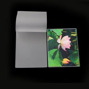 Hot bán bán buôn thăng hoa bọc Holographic 120 Sheets A4 Kích thước PET + EVA bộ phim kéo dài trong suốt cán Túi Phim - Product Image 5