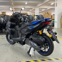 Moto puissante Vario150CC à essence, moteur Loncin refroidi par eau, vitesse maximale de 110 km/h, système EFI, cyclomoteur à essence pour adultes