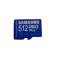 Convient à la carte Samsung Memory Pro Plus U3 A2 V30 Class10 TF d'origine avec adaptateur SD, mini carte SD de stockage, caméra 4K