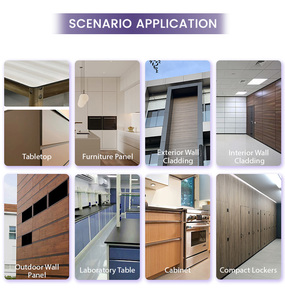 Láminas de laminado de alta presión HPL del fabricante, lámina de <span class=keywords><strong>Formica</strong></span>, panel decorativo con acabado de <span class=keywords><strong>madera</strong></span> <span class=keywords><strong>para</strong></span> gabinetes de cocina - Product Image 5