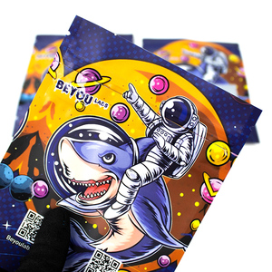 Custom Printed Soft Touch Smell Proof Edible Mylar Stand up Aluminum Foil Zipper Barrier Roll 3.5g <b>Packaging</b> <b>Bags</b> - Product Image 3
