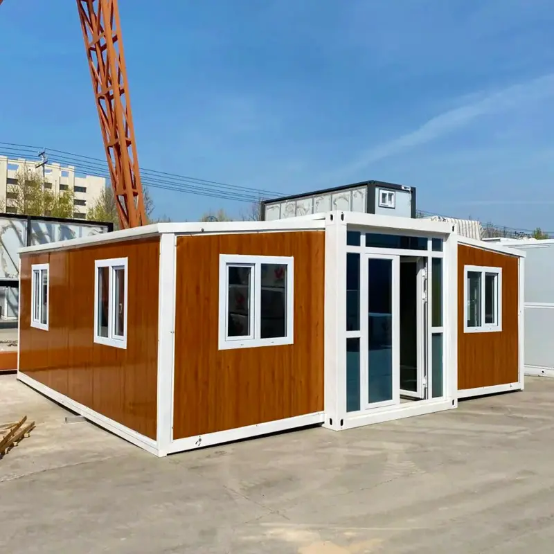 Snelle Betonnen Lichte Stalen Structuur Opvouwbare Geprefabriceerde Magazijnkits Prijs 2 Verdieping Chili Combineren Container Huis Te Koop