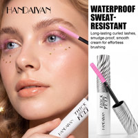 HANDAIYAN Nouvelle Arrivée Mascara Coloré Imperméable Effet Cils Courbés 4D Fibres Maquillage Yeux Marque Privée Vente en Gros