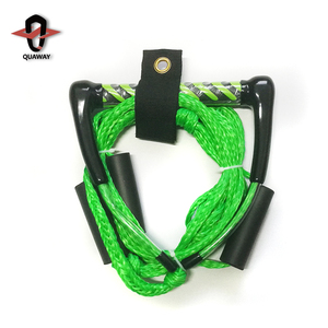 <span class=keywords><strong>Wakeboard</strong></span> เชือกเล่นสกีน้ำ,เวคบอร์ดมือจับพิมพ์ลายสีเหลืองสีเขียว - Product Image 4