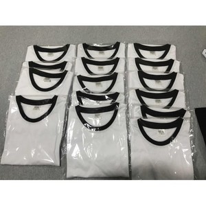 DTF Wholesale Custom Logo Short Sleeve White <strong>Ringer</strong> <strong>T</strong> <strong>Shirt</strong> for <strong>Men</strong> - Product Image 6