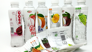 Tùy chỉnh thermosensitive PVC thu nhỏ nhãn không thấm nước nhiệt nhạy cảm phim cá nhân sản phẩm nước giải khát bao bì cho nước trái cây - Product Image 5