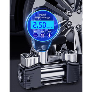 Inflador de Neumáticos Multifuncional de Venta Caliente, Inflador Rápido Portátil de Doble Cilindro, Bomba de Aire para Neumáticos - Product Image 3