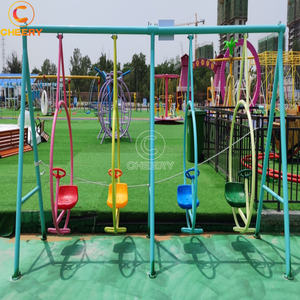 Jeu de balançoires pour enfants jardin extérieur balançoire en métal équipement de jeux pour enfants balançoire de jardin pour enfants aire de jeux pour enfants - Product Image 5