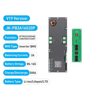 Jikong JkバッテリーパックアクセサリーJK PB2A16S20P V19高電圧Bms 4s <span class=keywords><strong>12v</strong></span> Lifepo4 16s 48v 200aバッテリーアクセサリーJk Bms - Product Image 2