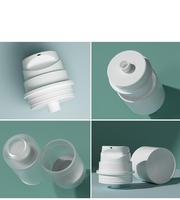 Nouveauté - Flacon cosmétique rechargeable - 30 ml - 50 ml - Flacon pompe sans air rond - 100 ml - Contenant transparent en PP pour lotion - Emballage