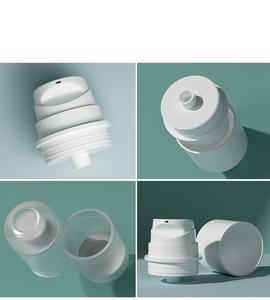New Arrival Cosmetic Refillable <b>Bottle</b> 30ml <b>50ml</b> Round Airless Pump <b>Bottle</b> 100ml PP Transparent Lotion Container Packaging - Product Image 3