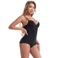 Combinaisons gainantes en gros, effet amincissant et raffermissant, avec dentelle, soutien-gorge intégré, rehausseur de fesses, en Spandex/Nylon fin pour femme