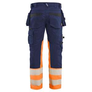 BLAKLADER - 113011498953D92 Pantalones de alta visibilidad Stretch Azul marino/Naranja-EAN 7330509949689 ROPA DE TRABAJO DE LA HI-VIS - Product Image 3