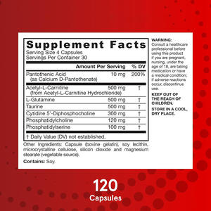 Cápsulas para la Salud y Función Cerebral en Envase OEM, 120 Cápsulas por Botella, <span class=keywords><strong>Precio</strong></span> al por Mayor para la Salud Cerebral y la Memoria - Product Image 2