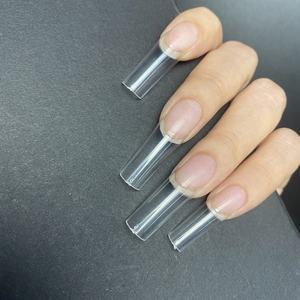 Unids/bolsa XL cuadrada francesa, 30-31mm, <span class=keywords><strong>Ballet</strong></span> de uñas adecuado para salón profesional o bricolaje, puntas de uñas cuadradas francesas cortas, 500 - Product Image 3