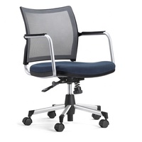 Chaise de bureau ergonomique confortable en maille GS-1770, chaise de travail, chaise de bureau à domicile, appui-tête réglable, pivotante industrielle en plastique, contemporaine