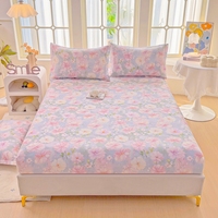 Parure de lit 100 % coton sergé 200 fils, imprimé floral frais, double face, housse de couette respirante et douce pour la peau, drap-housse, OEM