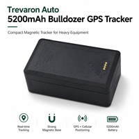 Traceur GPS magnétique Trevaron Auto 5200mAh pour bulldozer et engins lourds, suivi en temps réel via application, dispositif d'alerte de mouvement avec géolocalisation
