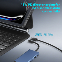F93A Tak ve Çalıştır Manyetik Klavye Kılıfı, Ipad Air 4/5/6/7/8 için 45W doğrudan şarj özelliğiyle, Hassas Dokunmatik Yüzeyli ODM OEM/Özel Etiket