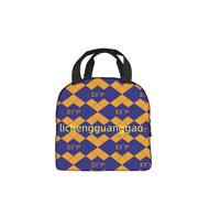 Gamma Phi Delta Sorority Lunch Box Sac à déjeuner portable pour sororités, sac isotherme réutilisable pour le bureau, le travail et les voyages