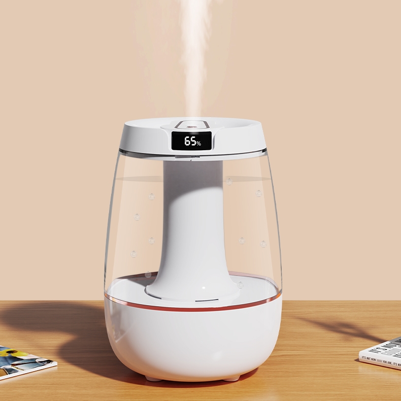 Dual Spray Custom Home 3000ml Big Capacity Ultrasonic Smart Humidifier Difusor LED Cool Mist Room Air Humidifier With Nightlight