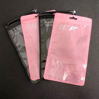 Factory Price Digital Printing Transparent One Side Ziplock Bag Mobile Phone Case Plastic Fashion Cellphone Case Bags