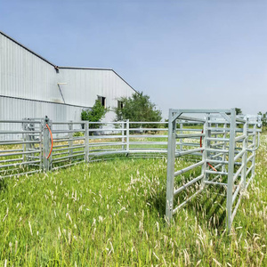Grossiste Enclos pour chevaux à rampe galvanisée Enclos pour bovins pour construire des enclos pour chevaux Enclos ronds Panneaux de clôture - Product Image 2